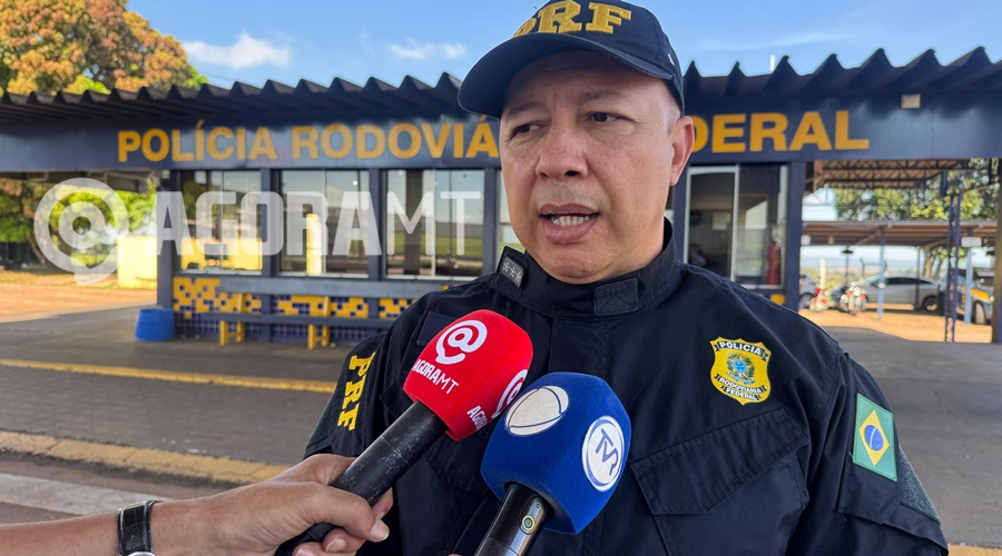 Imagem: Audynei PRF inicia restrição de tráfego em rodovias de Mato Grosso durante feriado do Dia do Trabalhador