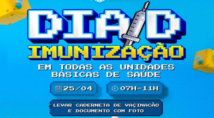 Imagem: DIA D Dia D de vacinação acontece neste sábado em todas as Unidades Básicas de Saúde de Rondonópolis