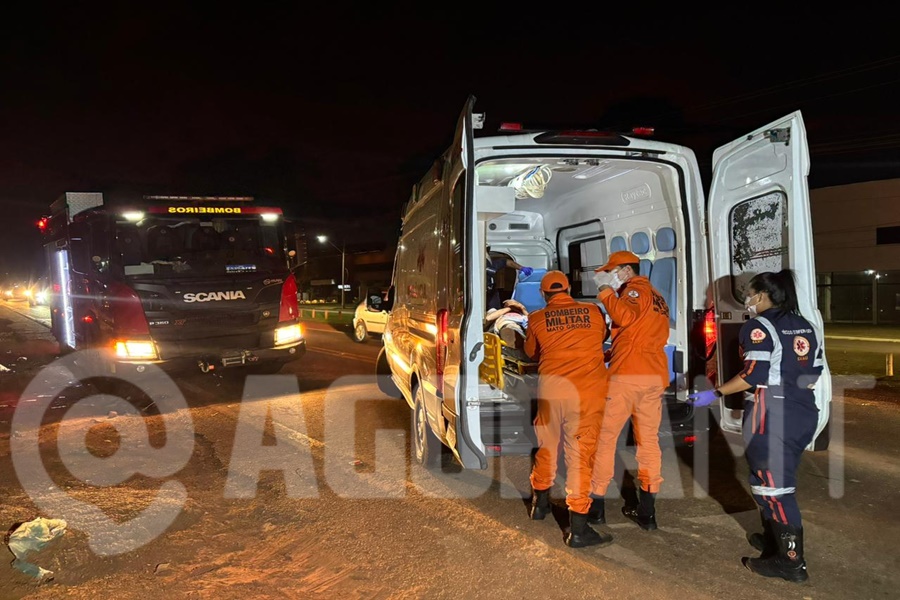 Imagem: Motociclista ferido foi socorrido pelo Samu Motociclista sofre vários ferimentos pelo corpo após acidente no Anel Viário em Rondonópolis Imagem: Motociclista ferido foi socorrido pelo Samu Motociclista sofre vários ferimentos pelo corpo após acidente no Anel Viário em Rondonópolis