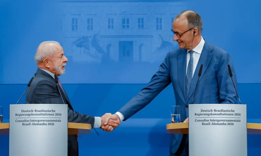 Imagem: Presidentes do Brasil e Alemanha Brasil e Alemanha firmam acordo sobre minerais críticos e terras raras