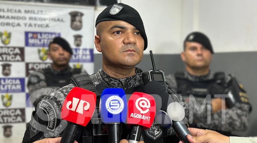 Imagem: VIDEO SITE 14 Suspeito embriagado é preso após ameaçar ex-companheira e filha com arma de fogo em Rondonópolis