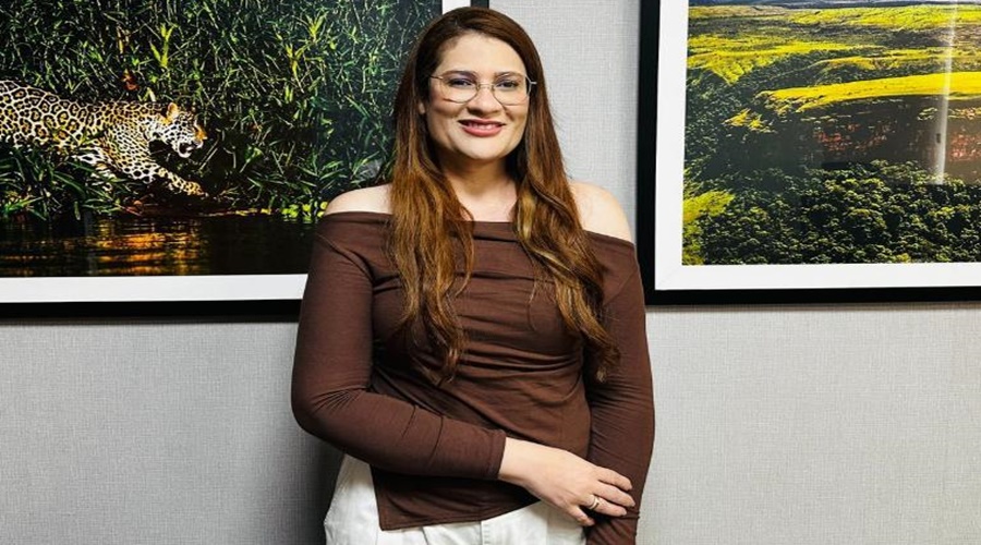 Imagem: WhatsApp Image 2026 04 09 at 08.59.03 Governador Otaviano Pivetta anuncia Flávia Emanuelle como nova secretária de Educação