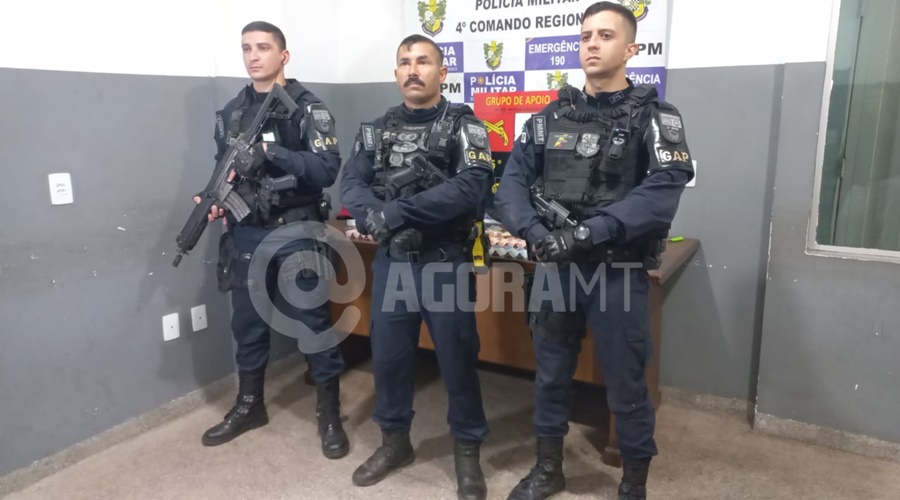 Imagem: WhatsApp Image 2026 04 15 at 13.58.54 GAP prende trio e desarticula ponto de drogas na Vila Canaã