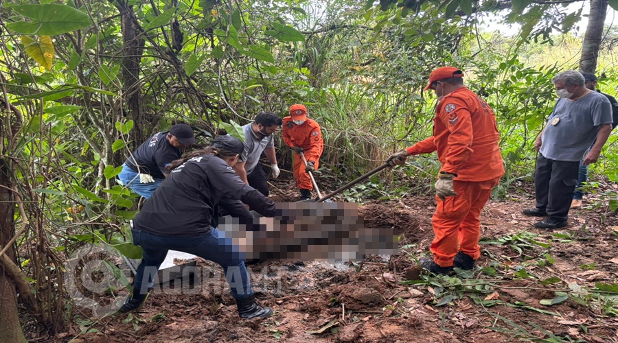 Imagem: WhatsApp Image 2026 04 17 at 14.02.45 Pescador localiza corpo sem cabeça em área de mata no Jardim Ana Carla