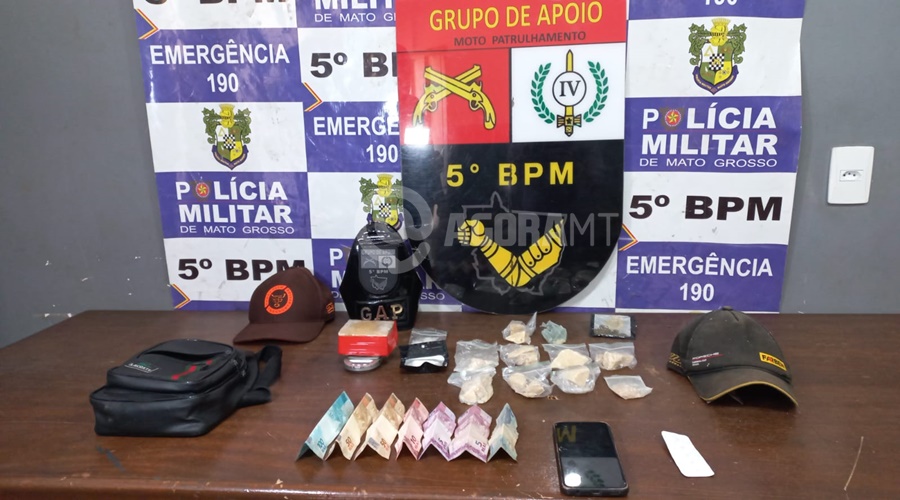 Imagem: WhatsApp Image 2026 04 23 at 14.18.52 Dupla é presa em flagrante por tráfico de drogas durante moto patrulhamento tático do GAP na Vila Canaã