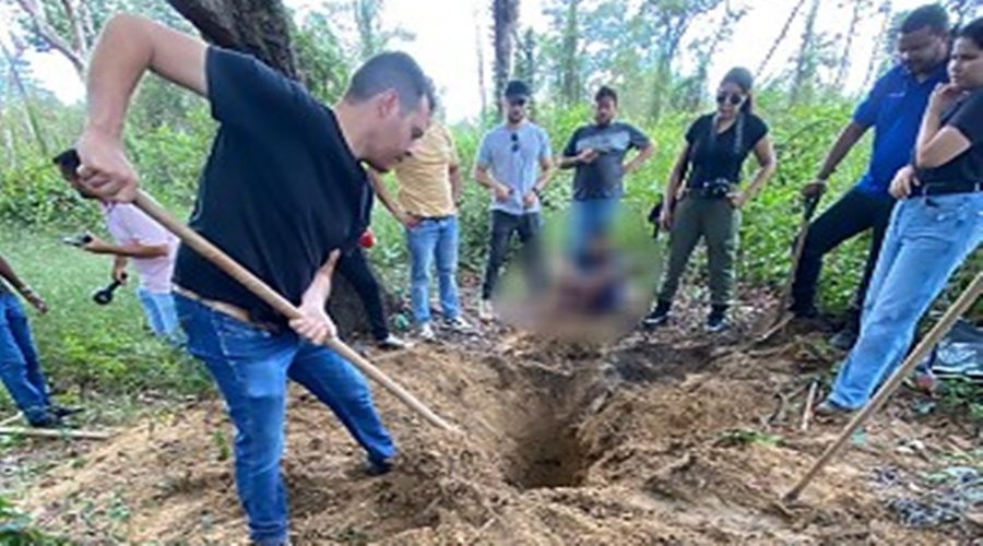 Imagem: akdmv Jovem é morto por amigos e enterrado em cova rasa após suspeita de ligação com facção rival em MT