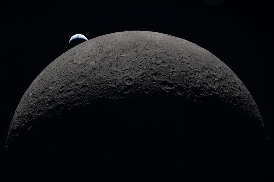 Imagem: art002e009287large NASA divulga imagens da Lua durante missão Artemis II