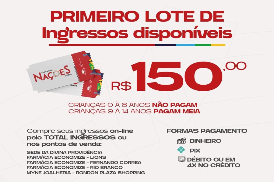 Imagem: nadv Lançamento da Festa das Nações 2026 é oficializado e evento já tem data para acontecer