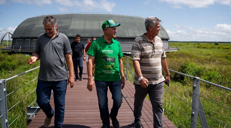 Imagem: wellington fagundes Fagundes lidera expedição pela estrada verde e defende avanço da infraestrutura no Pantanal