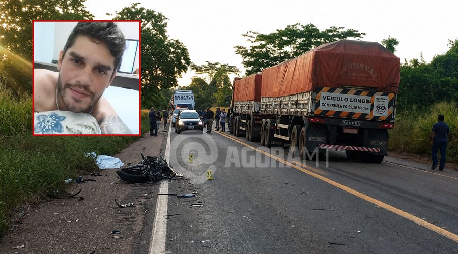 Imagem: ENQUADRAMENTO SITE 3 4 Identificada vítima fatal de acidente entre moto e carreta na BR-364 em Pedra Preta