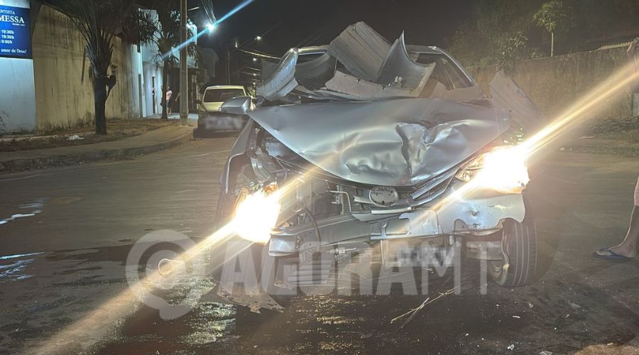 Imagem: ENQUADRAMENTO SITE 7 2 Colisão entre Etios e HB20 deixa criança ferida no Jardim Tropical, em Rondonópolis