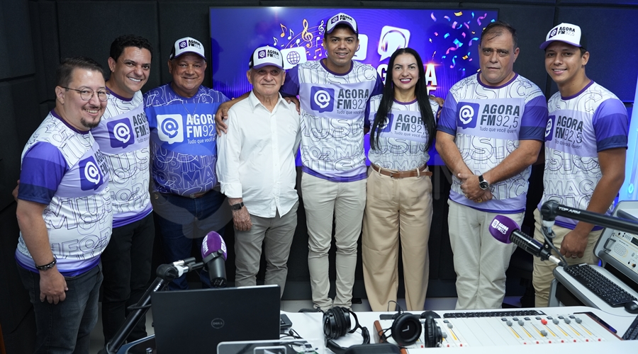 Imagem: Lancamento da Radio Agora FM 02 Rádio AGORA FM inaugura em Rondonópolis com programação 100% local unindo jornalismo e entretenimento
