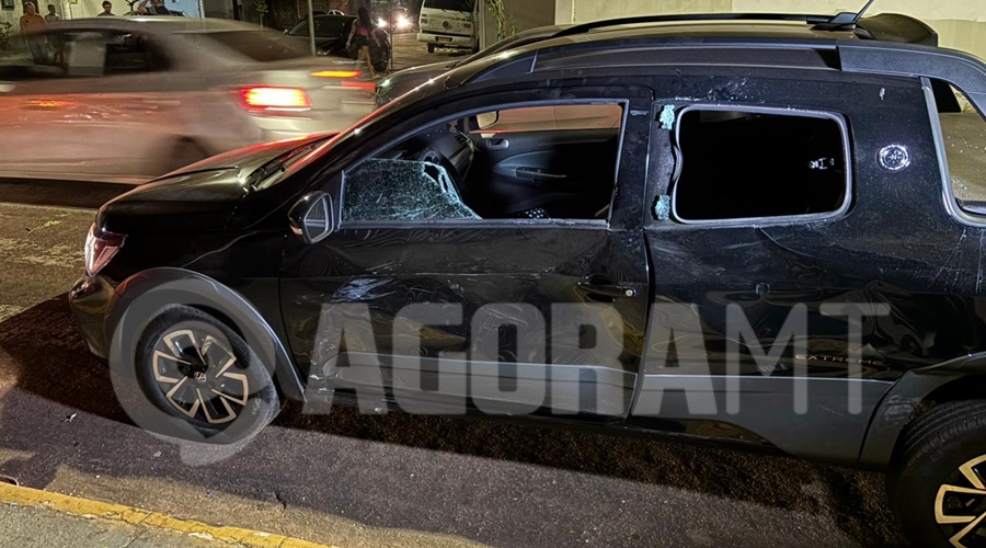 Imagem: WhatsApp Image 2026 05 07 at 20.16.15 Condutora de moto fica ferida após ser atingida por picape na Rua XV de Novembro em Rondonópolis