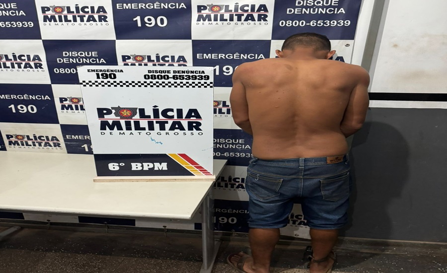 Imagem: WhatsApp Image 2026 05 29 at 07.46.00 PM de folga impede tentativa de estupro e suspeito com 57 passagens é detido em MT; veja o vídeo