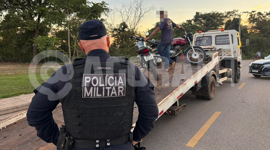 Imagem: aljdv Operação da PM remove 20 veículos irregulares durante fiscalização de "rolêzinho" em Rondonópolis Imagem: aljdv Operação da PM remove 20 veículos irregulares durante fiscalização de "rolêzinho" em Rondonópolis