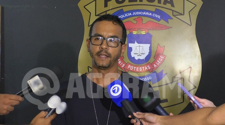 Imagem: djvnsf Suspeito de matar universitária com 31 facadas dentro de casa em Tangará da Serra é preso pela Policia Civil