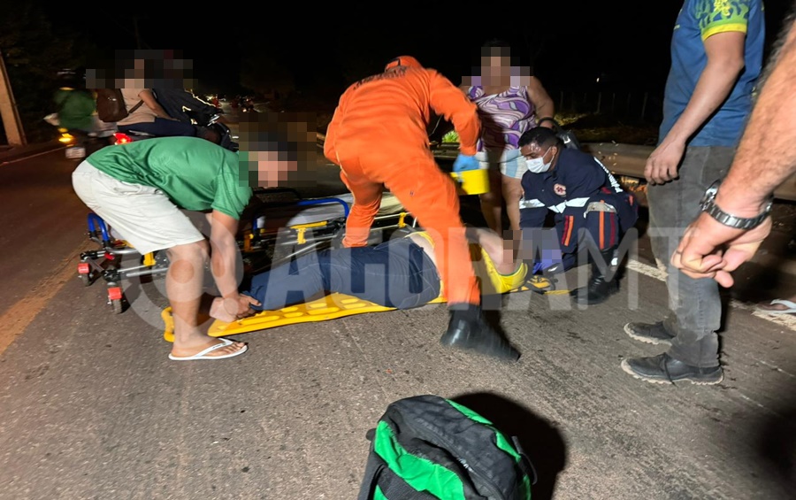Imagem: Acidente na Rodovia do Colisão entre duas motocicletas deixa três feridos na Rodovia do Peixe em Rondonópolis Imagem: Acidente na Rodovia do Colisão entre duas motocicletas deixa três feridos na Rodovia do Peixe em Rondonópolis