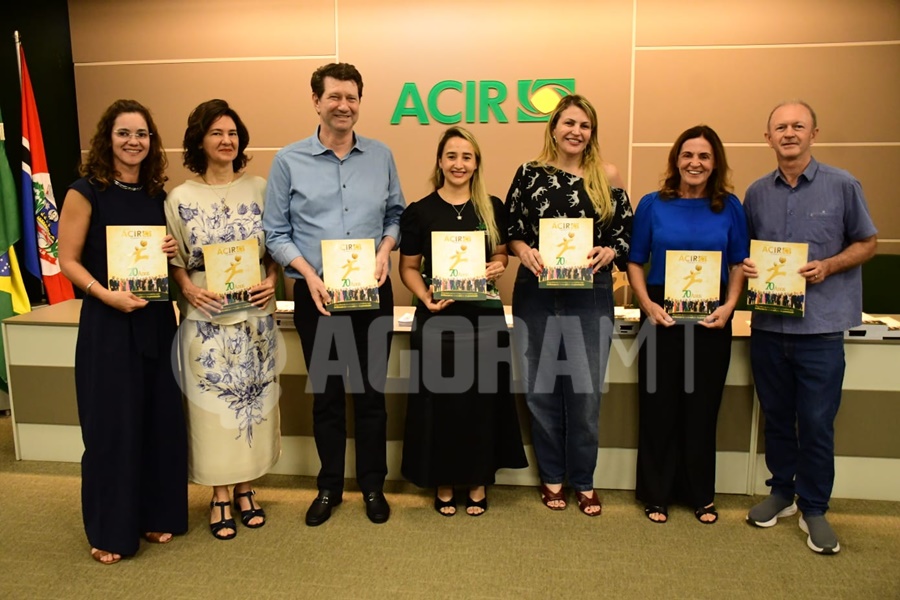 Imagem: Edicao especial 70 anos Acir ACIR lança revista comemorativa dos 70 anos e homenageia destaques do empresariado de Rondonópolis