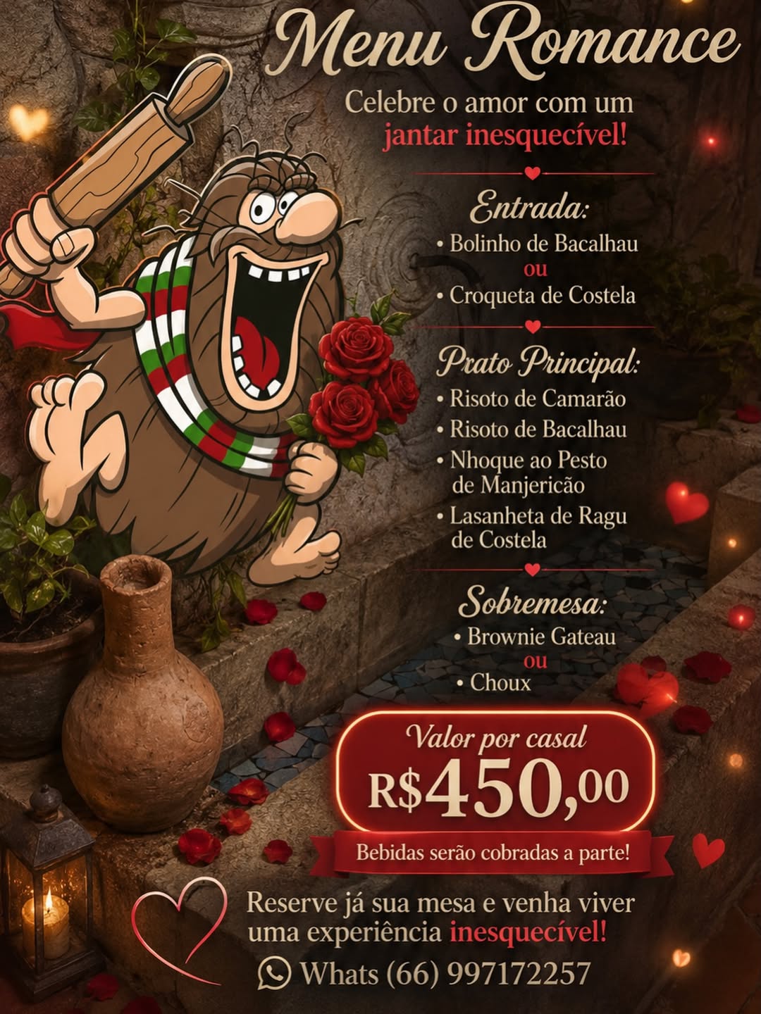 Imagem: FORNERIA MOINHO Dia dos Namorados: veja mais de 20 opções de restaurantes e experiências românticas para ir em Rondonópolis