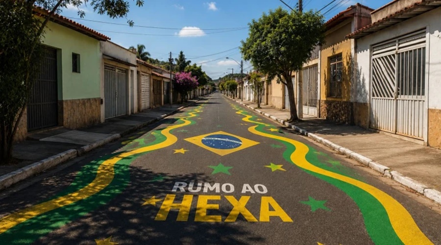 Imagem: akdnv Interesse por decoração da Copa nas ruas cresce em Rondonópolis e população aguarda orientações da Prefeitura