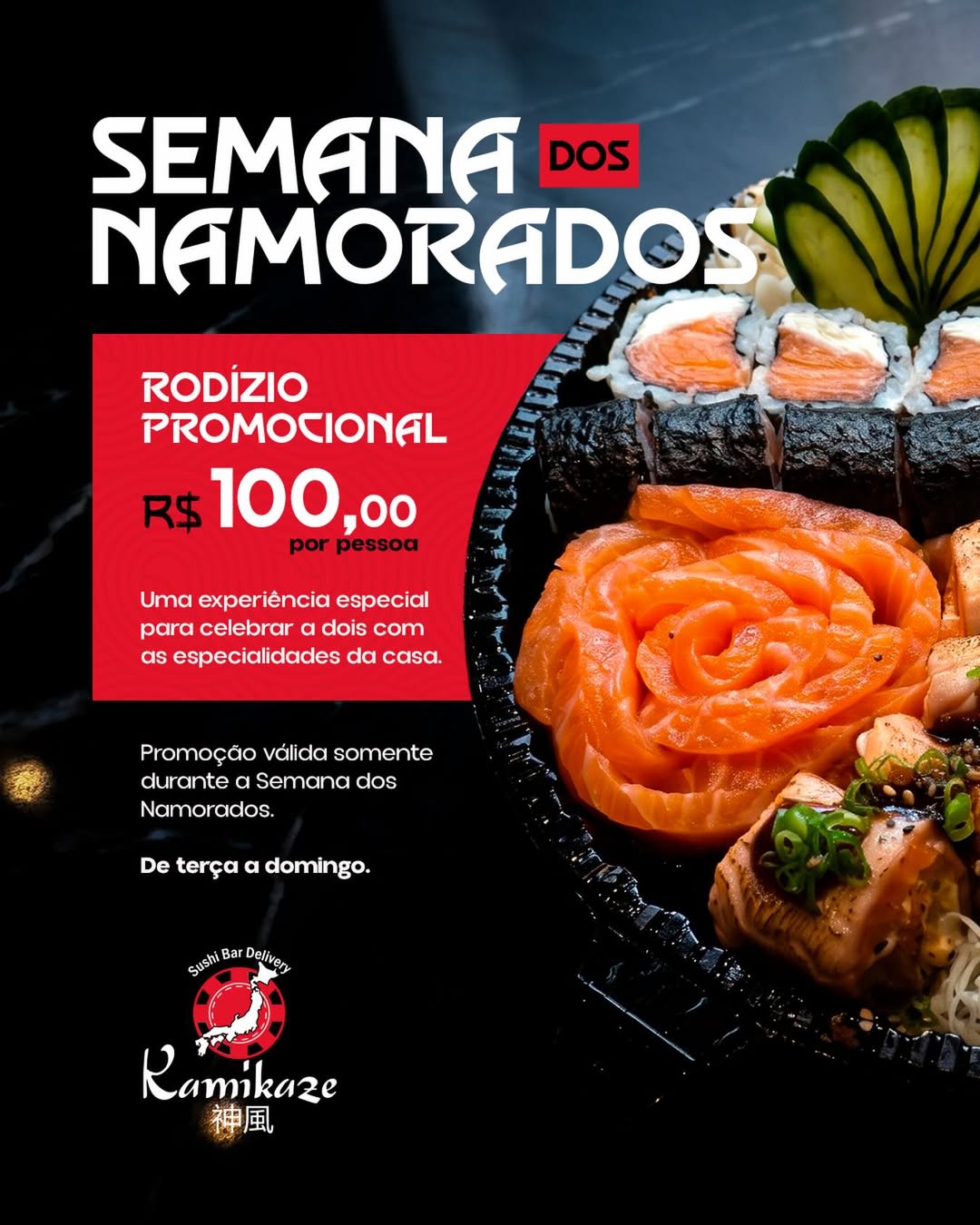 Imagem: kamisake Dia dos Namorados: veja mais de 20 opções de restaurantes e experiências românticas para ir em Rondonópolis Imagem: kamisake Dia dos Namorados: veja mais de 20 opções de restaurantes e experiências românticas para ir em Rondonópolis