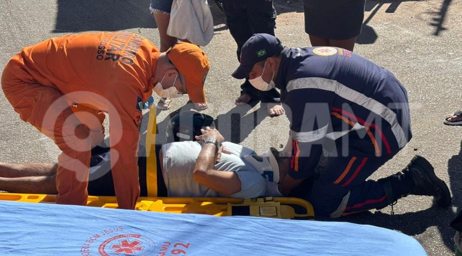 Imagem: km 1 Colisão entre moto e carro deixa motociclista ferido no Conjunto São José em Rondonópolis Imagem: km 1 Colisão entre moto e carro deixa motociclista ferido no Conjunto São José em Rondonópolis
