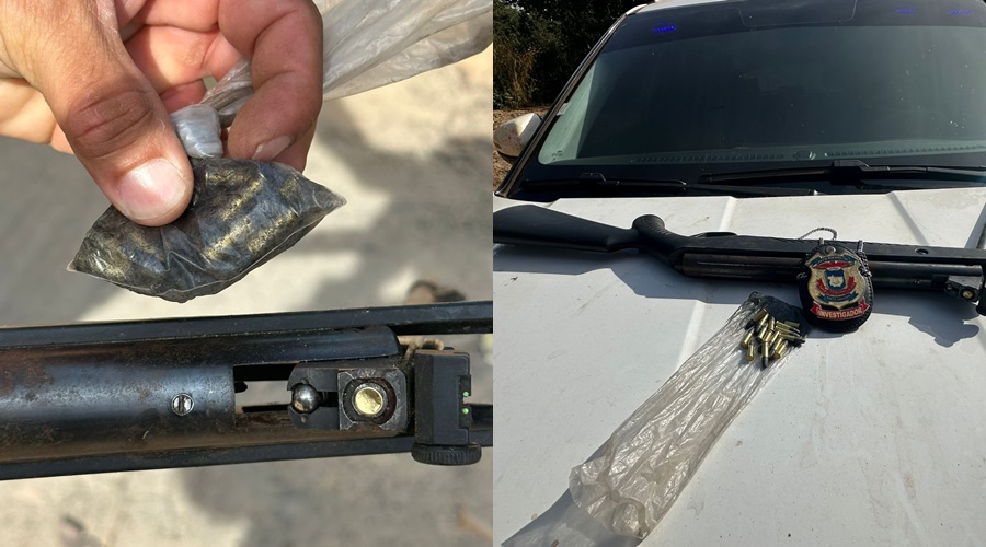 Imagem: page Arma escondida em propriedade rural é apreendida pela Polícia Civil em Barra do Garças