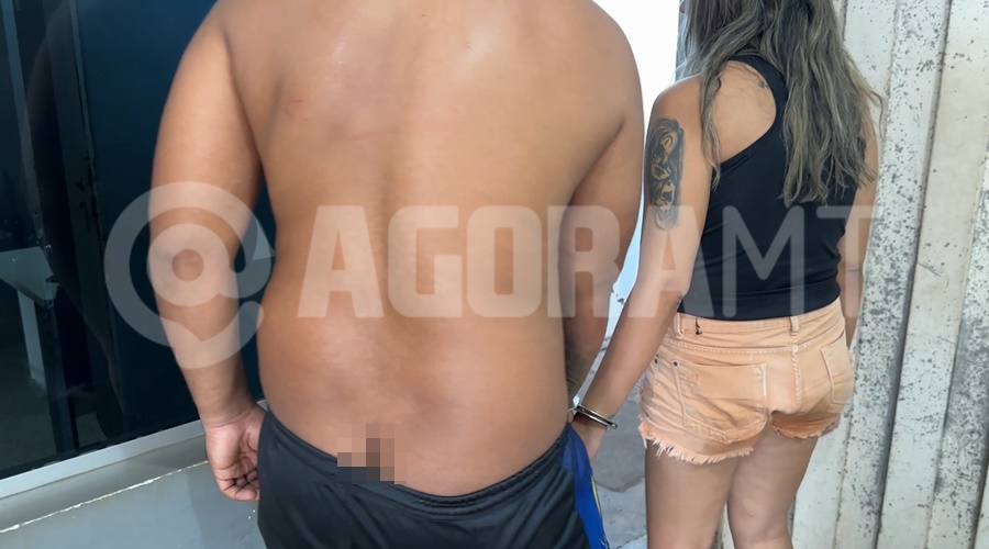 Imagem: CASAL PRESO Casal é preso em flagrante por tráfico de drogas após denúncia anônima no Jardim Primavera Imagem: CASAL PRESO Casal é preso em flagrante por tráfico de drogas após denúncia anônima no Jardim Primavera