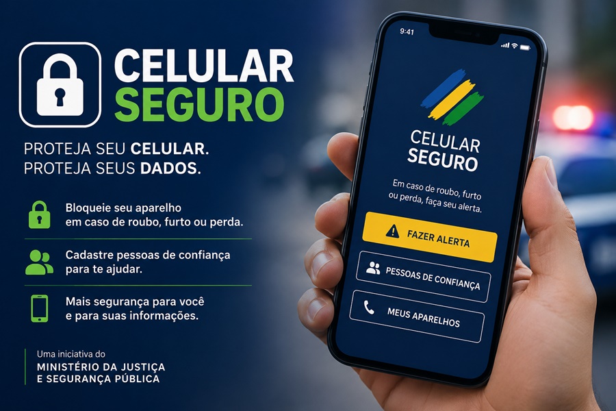 Imagem: Celular seguro Celular Seguro registra mais de 81 mil alertas de roubo, furto e perda em 2026 Imagem: Celular seguro Celular Seguro registra mais de 81 mil alertas de roubo, furto e perda em 2026