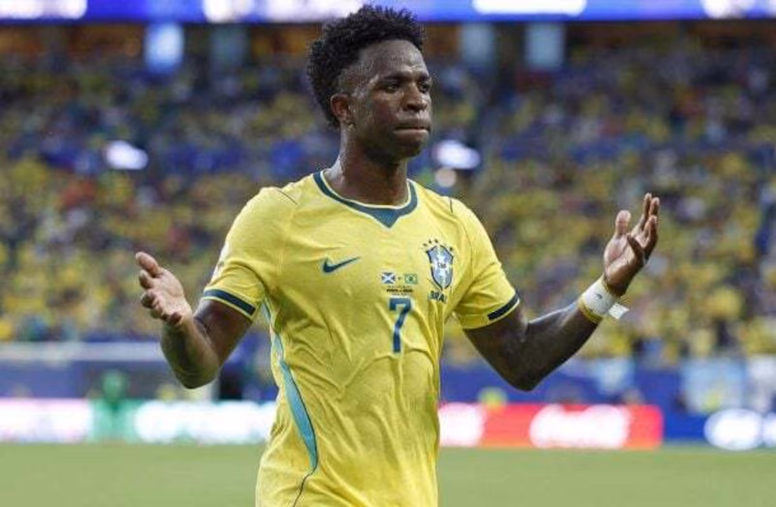 Imagem: DUZ7O6IIMVCF5JGMAAHP2IHGRY Arsenal prepara proposta recorde de salário e Vini Jr. pode ser o jogador mais bem pago da história do time