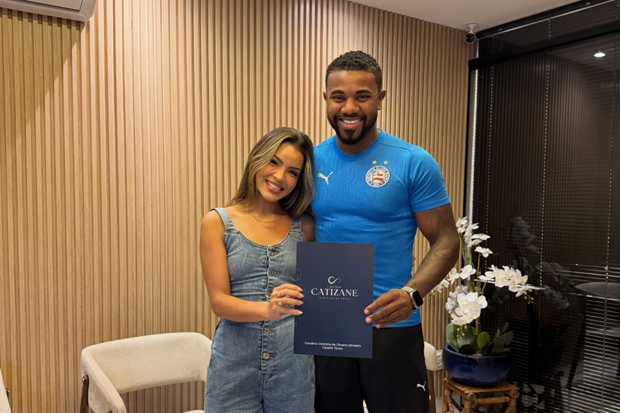 Imagem: Davi Brito e Emilly Araujo Davi Brito se casa no civil com Emilly Araújo: ‘Primeiro passo’