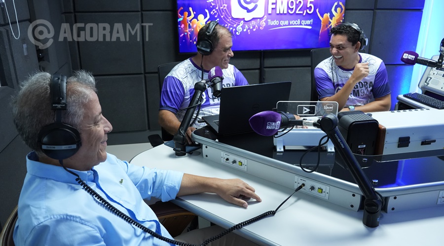 Imagem: INAUGURACAO AGORAFM Rádio AGORA FM inova com transmissões de programas jornalísticos ao vivo no YouTube em Rondonópolis