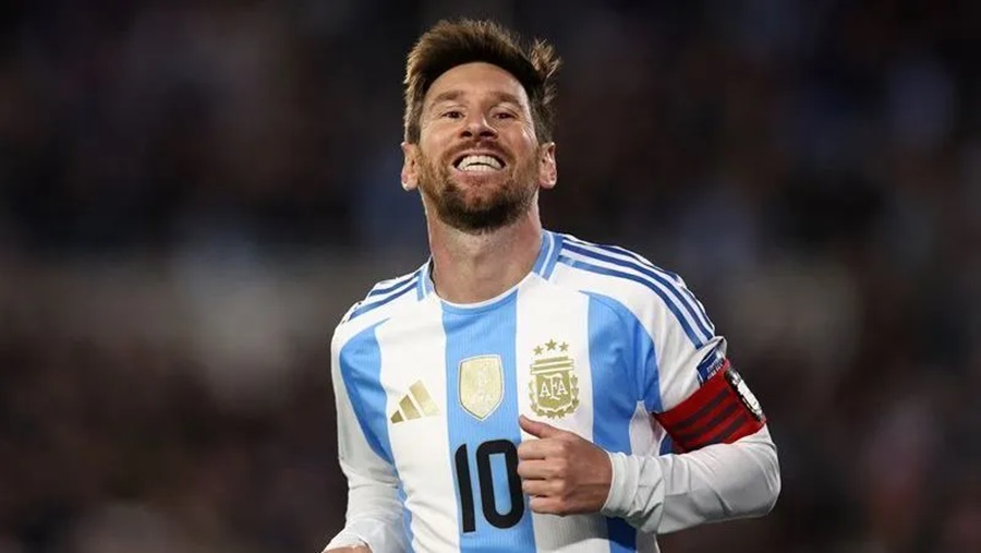 Imagem: Jogador Messi Jogador Lionel Messi avança à final e iguala recorde histórico de Cafu em Copas do Mundo