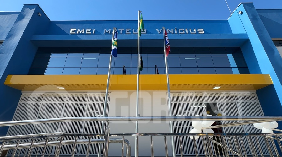 Imagem: KJVN Prefeitura inaugura nova EMEI Mateus Vinícius Braz com elevador e capacidade para 280 crianças em Rondonópolis