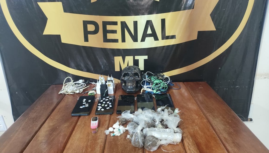Imagem: Operacao Mata Grande Operação da Polícia Penal apreende drogas, celulares e chips na penitenciária Mata Grande em Rondonópolis Imagem: Operacao Mata Grande Operação da Polícia Penal apreende drogas, celulares e chips na penitenciária Mata Grande em Rondonópolis