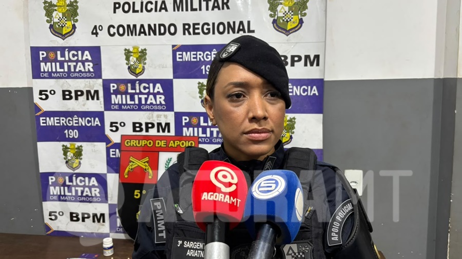 Imagem: Sargento da PM Ariatna Menor apreendido pela PM com drogas e dinheiro diz que vende entorpecentes para "ajudar em casa" Imagem: Sargento da PM Ariatna Menor apreendido pela PM com drogas e dinheiro diz que vende entorpecentes para "ajudar em casa"