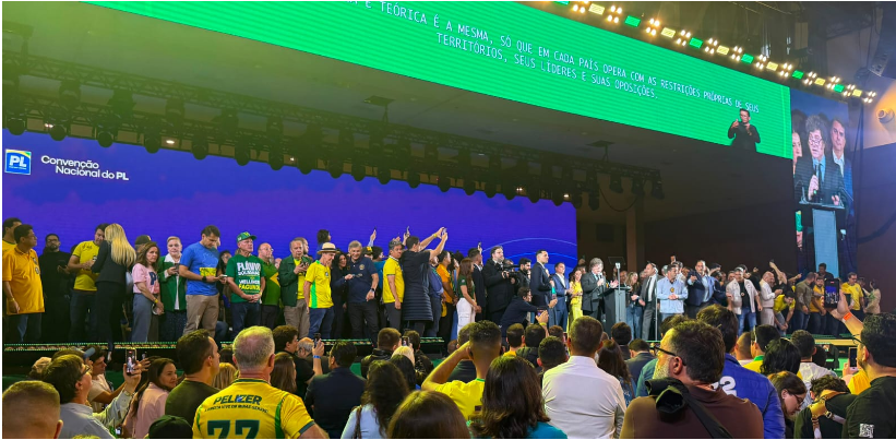 Imagem: Screenshot 1 Wellington Fagundes destaca união do PL durante Convenção Nacional que oficializou Flávio Bolsonaro à Presidência