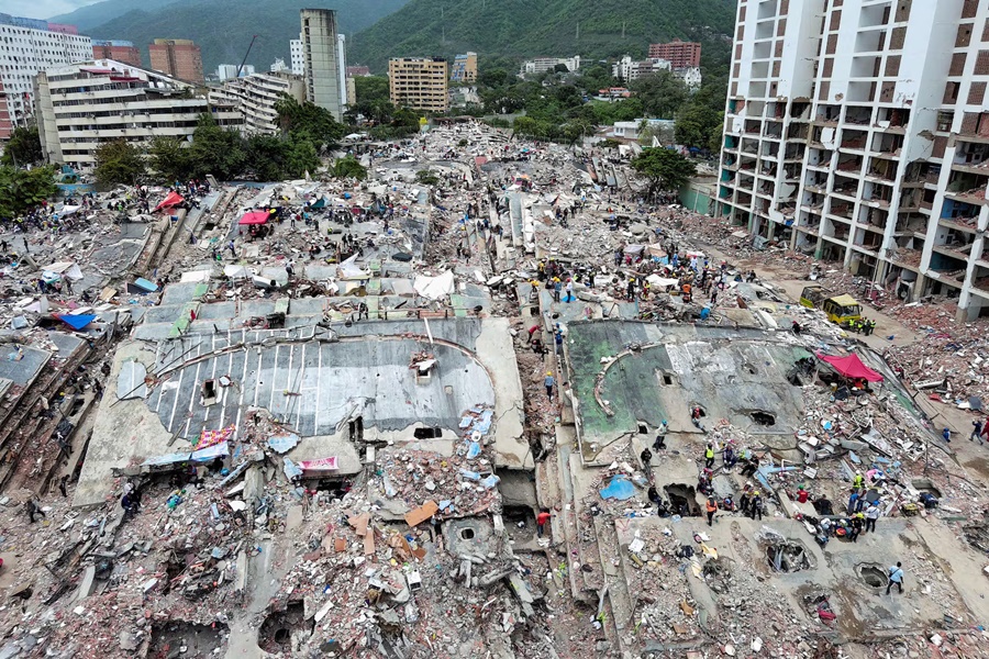 Imagem: Terremoto na Venezuela Número de mortos em terremotos na Venezuela sobe para 4.333