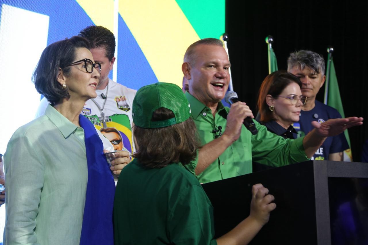 Imagem: Wellington Fagundes PL oficializa Wellington Fagundes como candidato ao Governo de Mato Grosso durante convenção estadual