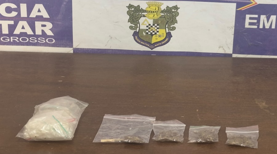 Imagem: WhatsApp Image 2026 07 01 at 14.09.32 Homem é preso por suspeita de tráfico de drogas após ameaçar policiais na Vila Aurora em Rondonópolis