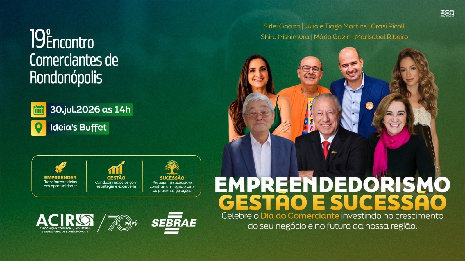 Imagem: WhatsApp Image 2026 07 09 at 13.47.23 19º Encontro de Comerciantes de Rondonópolis reunirá grandes nomes do empreendedorismo nacional