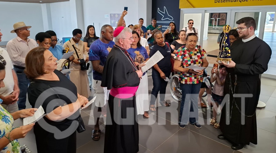 Imagem: WhatsApp Image 2026 07 29 at 14.17.53 Imagem peregrina de Nossa Senhora Aparecida é recebida por fiéis em Rondonópolis Imagem: WhatsApp Image 2026 07 29 at 14.17.53 Imagem peregrina de Nossa Senhora Aparecida é recebida por fiéis em Rondonópolis