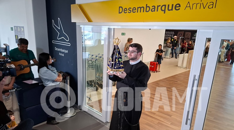 Imagem: WhatsApp Image 2026 07 29 at 14.44.21 Imagem peregrina de Nossa Senhora Aparecida é recebida por fiéis em Rondonópolis Imagem: WhatsApp Image 2026 07 29 at 14.44.21 Imagem peregrina de Nossa Senhora Aparecida é recebida por fiéis em Rondonópolis