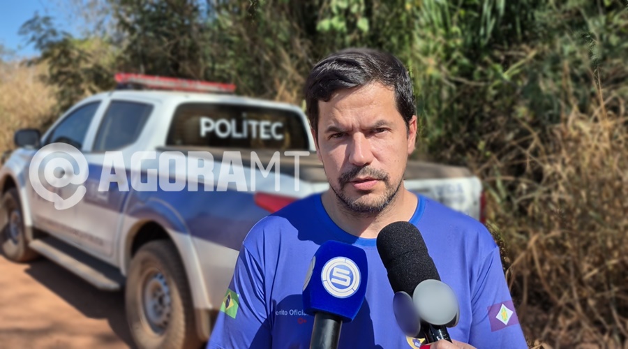 Imagem: akjdnvd Corpo com mãos amarradas é encontrado em córrego na Gleba Globo Recreio em Rondonópolis