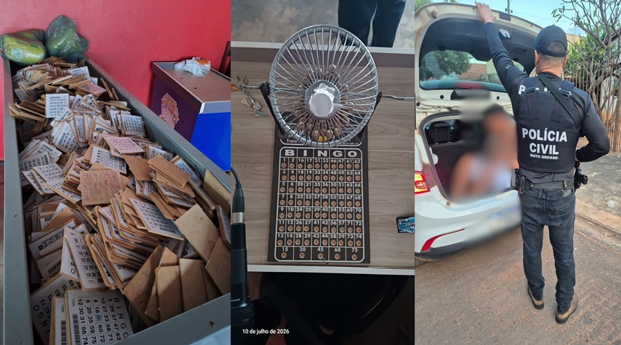 Imagem: akldc Polícia Civil mira esquema de lavagem de dinheiro ligado à facção criminosa por meio de bingos em Rondonópolis