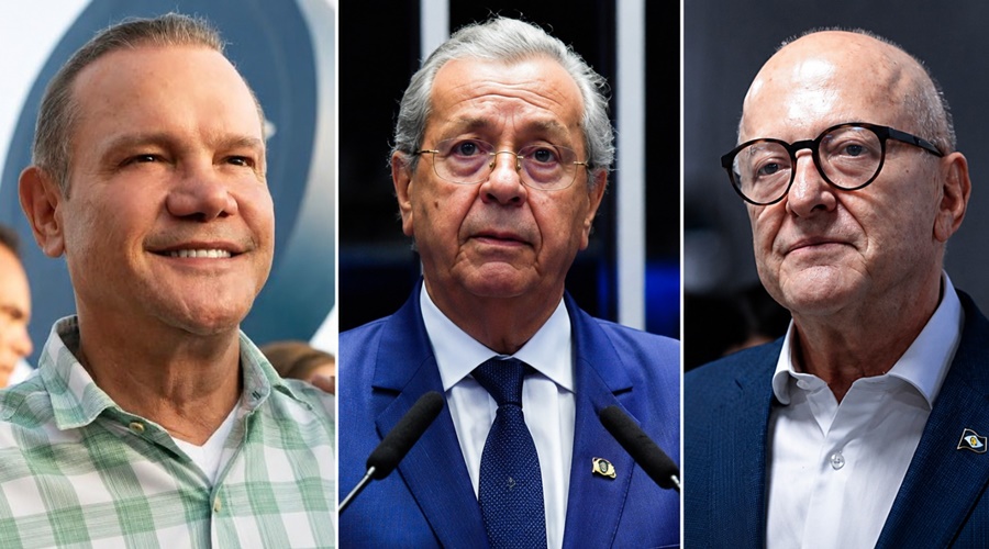Imagem: candidatos a governadores Duas pesquisas consecutivas apontam Wellington na liderança para o governo de Mato Grosso
