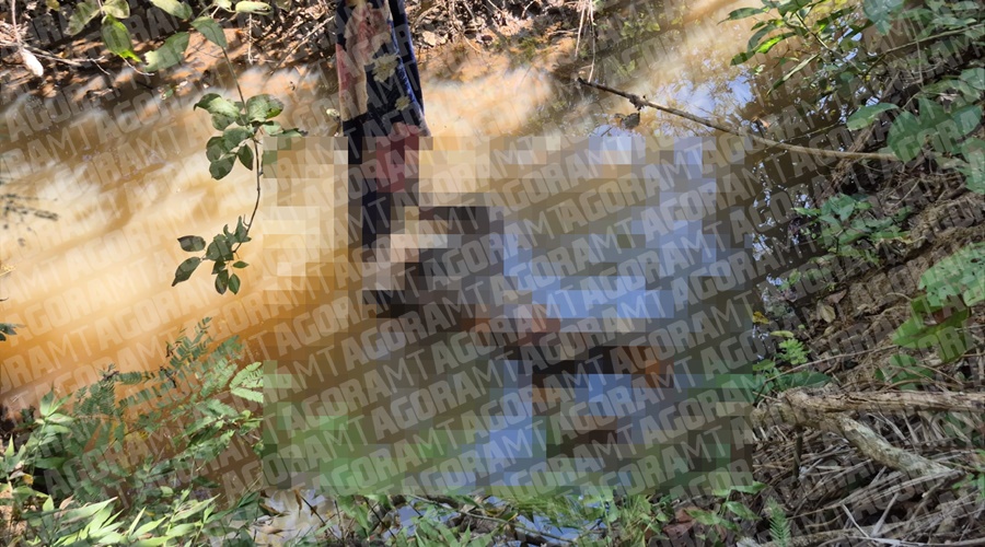 Imagem: corpo s Corpo encontrado com mãos amarradas no Globo Recreio em Rondonópolis é identificado pela Politec
