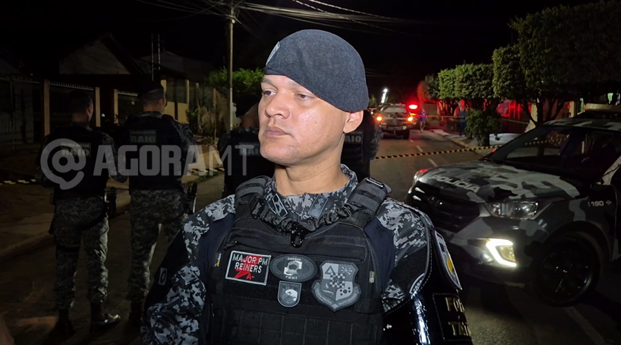 Imagem: majo reines Suspeito com mandado morre em confronto com o RAIO após apontar arma para policiais em Rondonópolis