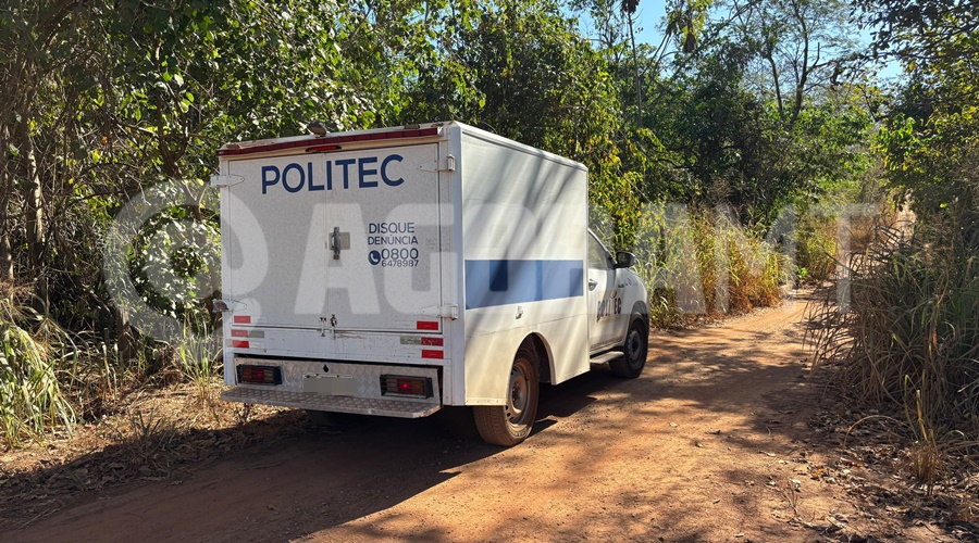 Imagem: politec Corpo com mãos amarradas é encontrado em córrego na Gleba Globo Recreio em Rondonópolis