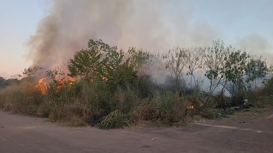 Imagem: queimadas em Rondonopolia Rondonópolis | Queimadas começam a preocupar e município alerta sobre prejuízos à sociedade
